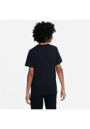 Swoosh T-Shirt Black/Solar Flare 122/128