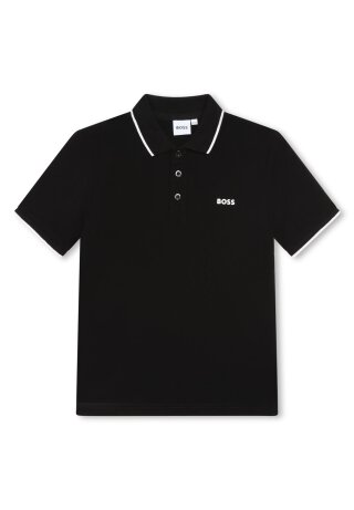 Poloshirt Black 128