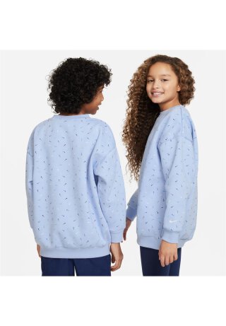 Sweatshirt Cobalt Bliss/White 128/137