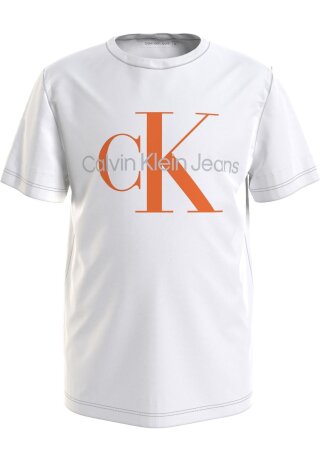 Monogram Logo T-Shirt Bright White With Colored 116
