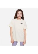 Club T-Shirt Coconut Milk/Black 122/128