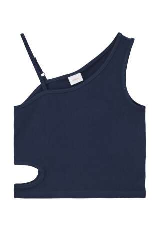 Top mit Cut-out Navy 176