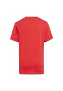Tiberio 3-Stripes Colorblock T-Shirt Better Scarlet / Black / White 128
