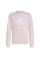 Essential Big Logo Sweatshirt Clear Pink/White 128