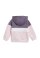 Tiberio 3-Streifen Colorblock Jogginganzug Shadow Violet / White / Clear Pink 62