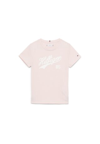 Hilfiger Script T-Shirt Whimsy Pink 92