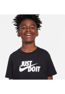 JDI Swoosh Just Do It T-Shirt Black/White 122/128