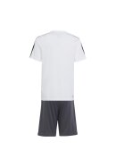 T-Shirt & Short Set White/Black 164