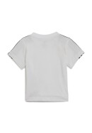 3-Streifen T-Shirt & Short Set White/Black 62
