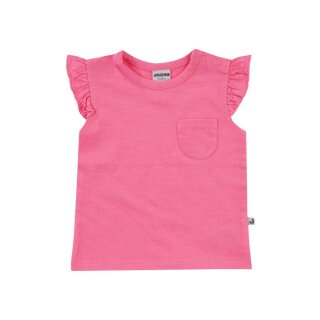 T-Shirt mit Rüschenärmel Pink 74