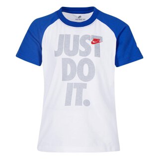 T-Shirt Just Do It. Weiß 110/116