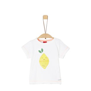 T-Shirt Zitrone Weiß 68