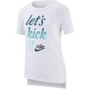T-Shirt lets kick it Weiß 146/156
