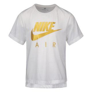 T-Shirt mit Logo Weiß 104/110