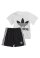 T-Shirt & Short Set White/Black 68
