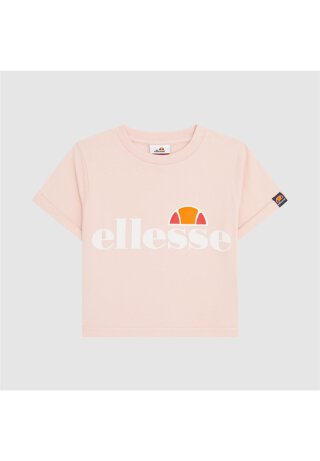 Nicky Crop T-Shirt Light Pink 110/116