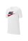 Futura Logo T-Shirt White/Obsidian/Unversity Red 122/128