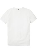 Basic T-Shirt mit Logo Bright White 80