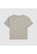 Nicky Crop T-Shirt Grey Melange 110/116