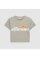 Nicky Crop T-Shirt Grey Melange 110/116