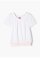 Shirt mit Smok-Abschluss Weiß 116/122