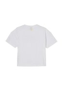 T-Shirt mit Schriftzug Weiß 176