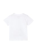 T-Shirt mit Grafik-Print Weiß 68