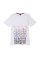 Flammgarn-Shirt mit Print Weiß 140