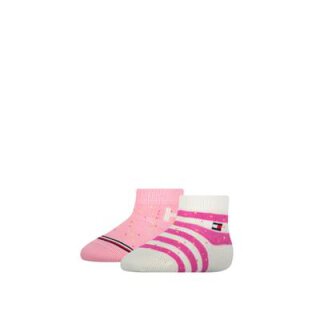 Socken Streifen 2er Pack Pink 23/26