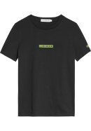Micro Flock Logo Fitted T-Shirt