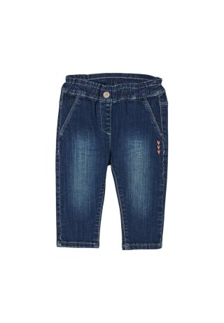 Jeans mit Elastikbund Blue Stretched Denim 62