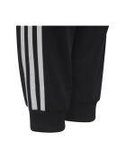 3 Stripes Essentials Shiny Trainingsanzug Black/Grey Six/White 104