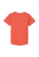 T-Shirt mit Frontprint Light Orange 92/98