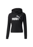 Essential Logo Cropped Hoodie Puma Black 104