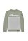 Nosto Sweatshirt Green/Light Grey 128/134