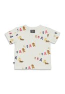 Hey Tiger T-Shirt mit Allover-Print Offwhite 56