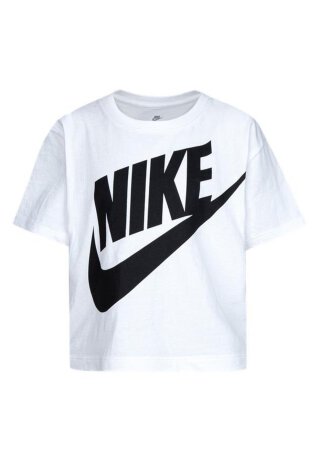 Icon Futura Cropped T-Shirt White 110/116