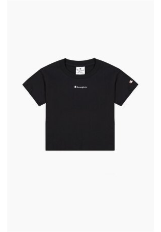 Crewneck Crop T-Shirt Black 104
