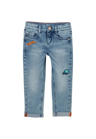 Jeans mit Stickereien Blue 98