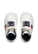 High Top Lace-Up Velcro White 28