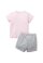 Minicats T-Shirt & Short Set Chalk Pink 62