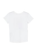 T-Shirt mit Front-Print White 92/98