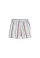 Gestreifte Shorts mit Paperbag-Bund White Stripes 92