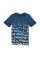 T-Shirt mit Frontprint Blue 140