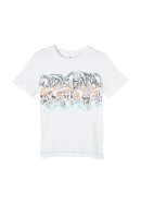 T-Shirt mit Frontprint White 92/98