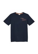 T-Shirt Frontprint Navy 140