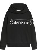 Institutional Lined Logo Hoodie