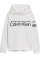 Institutional Lined Logo Hoodie Bright White 104