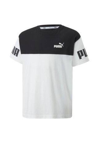 Power Colorblock T-Shirt Puma White 104