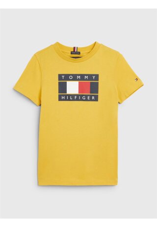 Global Stripe Flag T-Shirt Tuscan Yellow 122